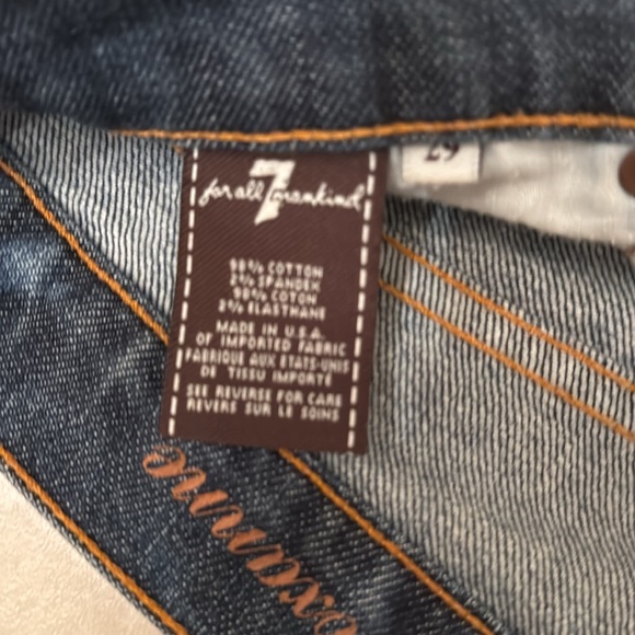 7 for all mankind women’s size 29 jeans - Picture 5 of 5